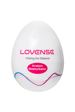 Мастурбатор нереалистичный LOVENSE Kraken, TPE, белый, 6,2 см