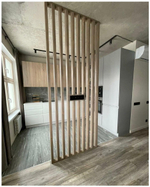 Перегородка в рамке для зонирования из Сосны 40х80мм