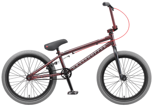 ВЕЛОСИПЕД BMX TT GRASSHOPPER 2022 красно-серый