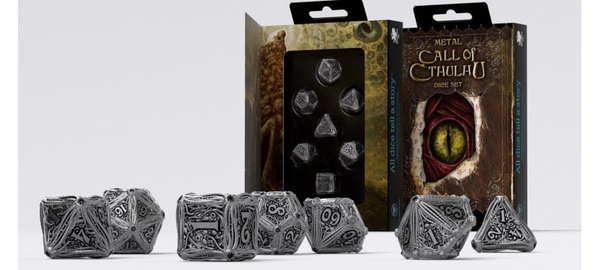 Metal Call of Cthulhu Dice Set (7)