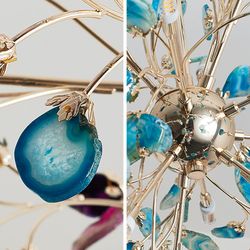 Потолочная Люстра Agate 8 L12 Multicolor By Imperiumloft