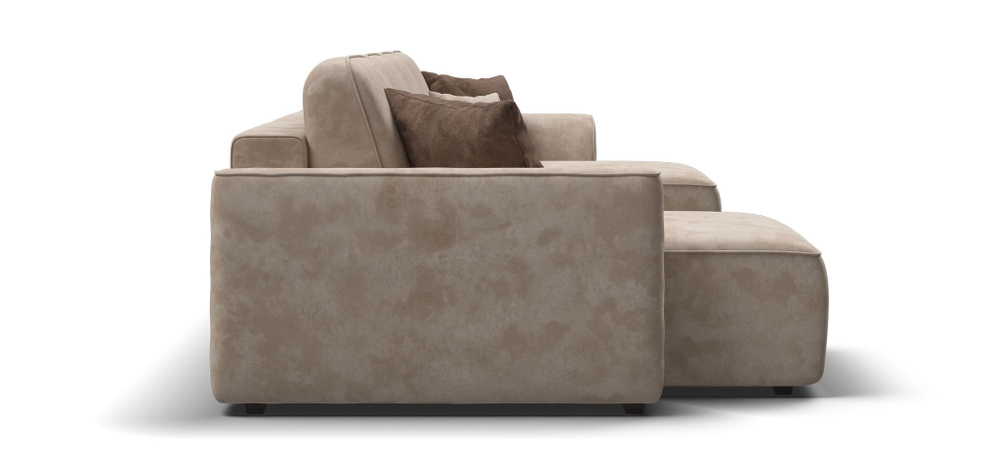 П-образный диван KING MODOOL Велюр Alkantara пепел