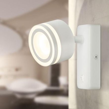 Светильник WL49 WH GX53 IP20 настенный бел. Эра Б0059819