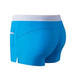 Мужские плавки боксеры голубые JOCKMAIL JM702-17