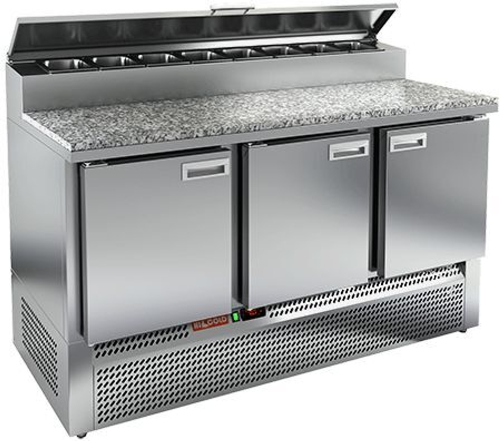 СТОЛ ДЛЯ ПИЦЦЫ HICOLD PZE2-111GN (1/6) КАМЕНЬ