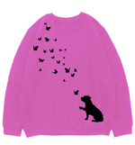 Свитшот "Стафф и бабочки"