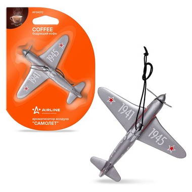 Ароматизатор подвесной пластик "Самолет" пина колада (AFSA010)