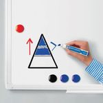 Доска магнитно-маркерная 90х120 см, ПВХ рамка, BRAUBERG "Standard", 237562