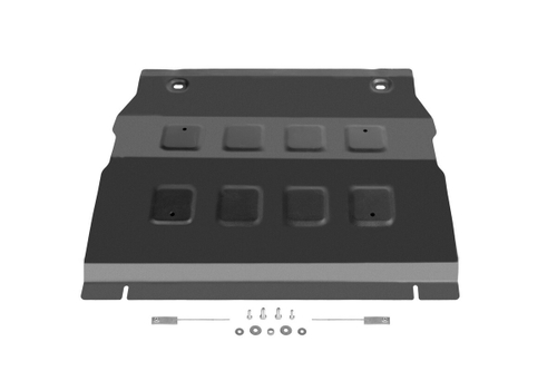 Защита картера и КПП Rival для Chevrolet Tracker (V - 1.0) IV поколение 2021-н.в., сталь 1.5 мм, с крепежом, штампованная, 111.1029.1