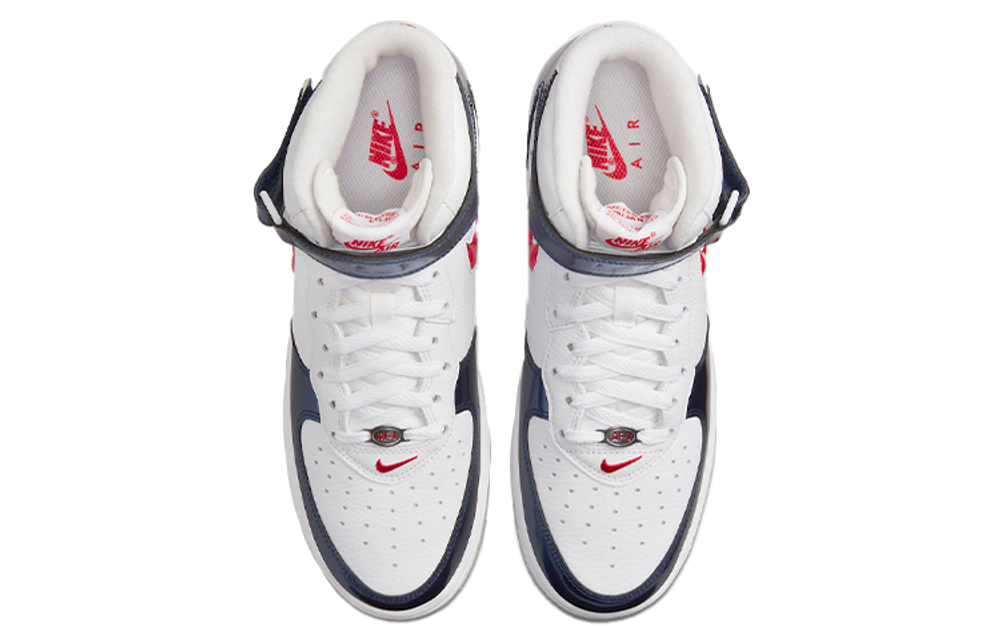 Кроссовки Nike Air Force 1 Qs "Iuniversity Red And Midnight Navy"