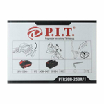 Аккумуляторный триммер P.I.T. PTR20H-250A/1 (20 В, ширина кошения 250 мм, леска 1,6 мм, 1 АКБ 2 А*ч, ЗУ)