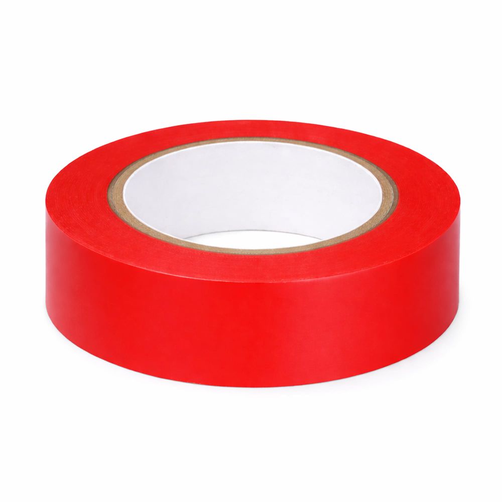 Лента изоляционная профессиональная ПВХ 19x0,18 20м, красная
