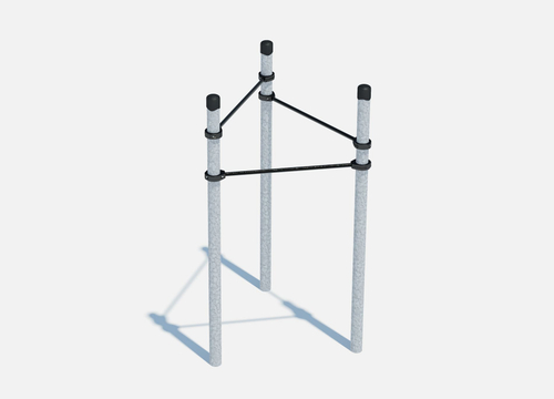 Воркаут-комплекс из 3 турников (цинк)