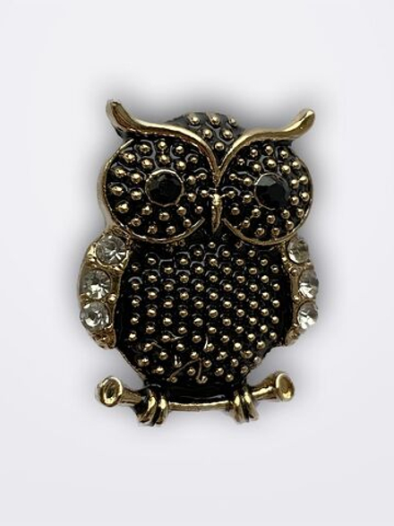 Мини брошь женская "Сова"