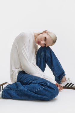 Джинсы Woman Relax Dark blue