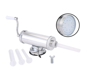 Шприц горизонтальный колбасный на 1 литр ( с силиконовой уплотнительной резинкой на поршне)