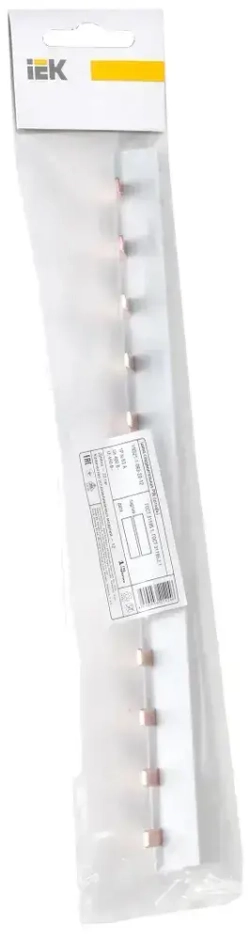 Шина соединительная типа PIN (штырь) 1Р 63А (22см.) IEK 1шт