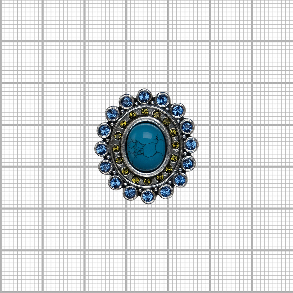 "Бахера" кольцо в серебряном покрытии из коллекции "Сокровища" от Jenavi