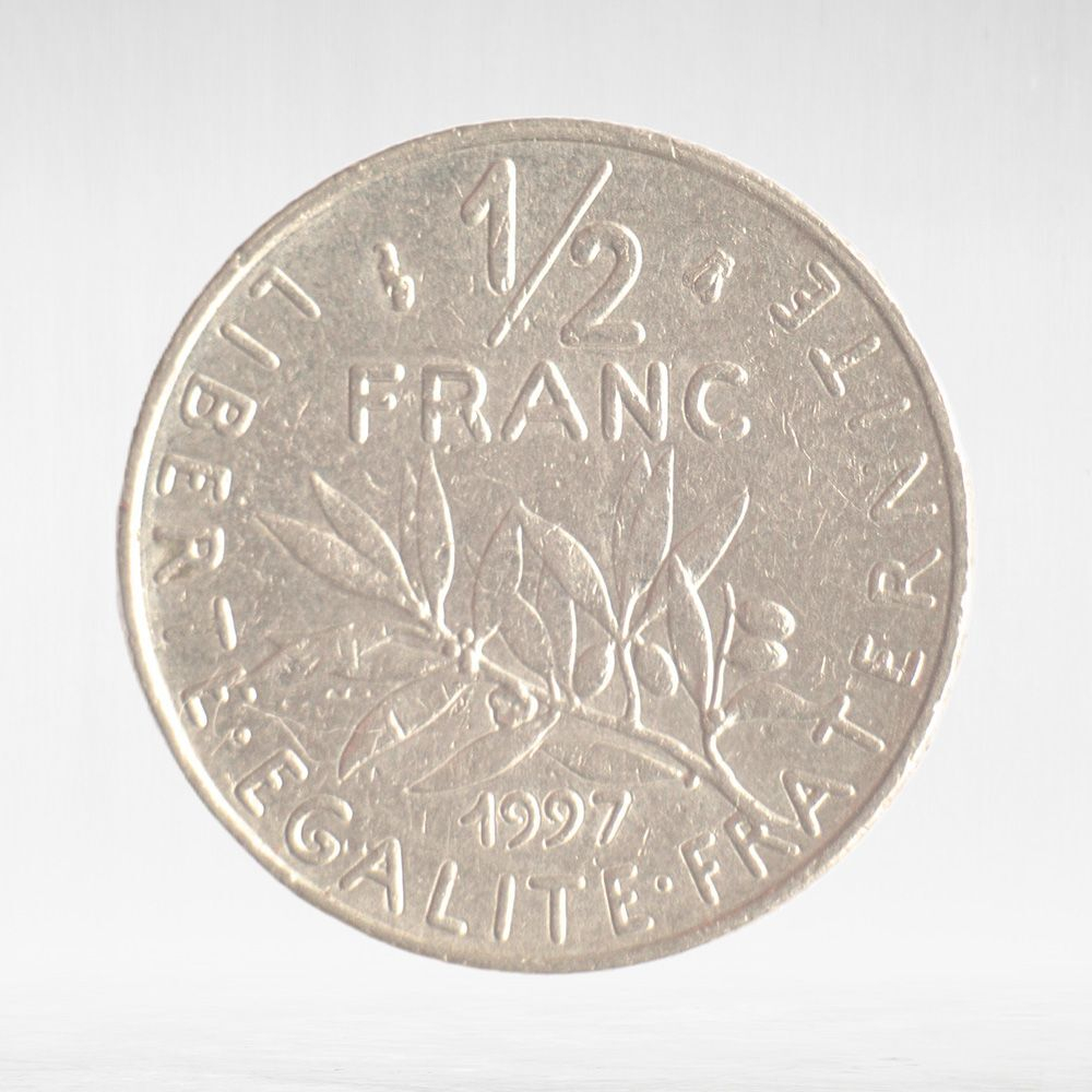 France, ½ Franc 1997 - Signature "O. Roty", VF