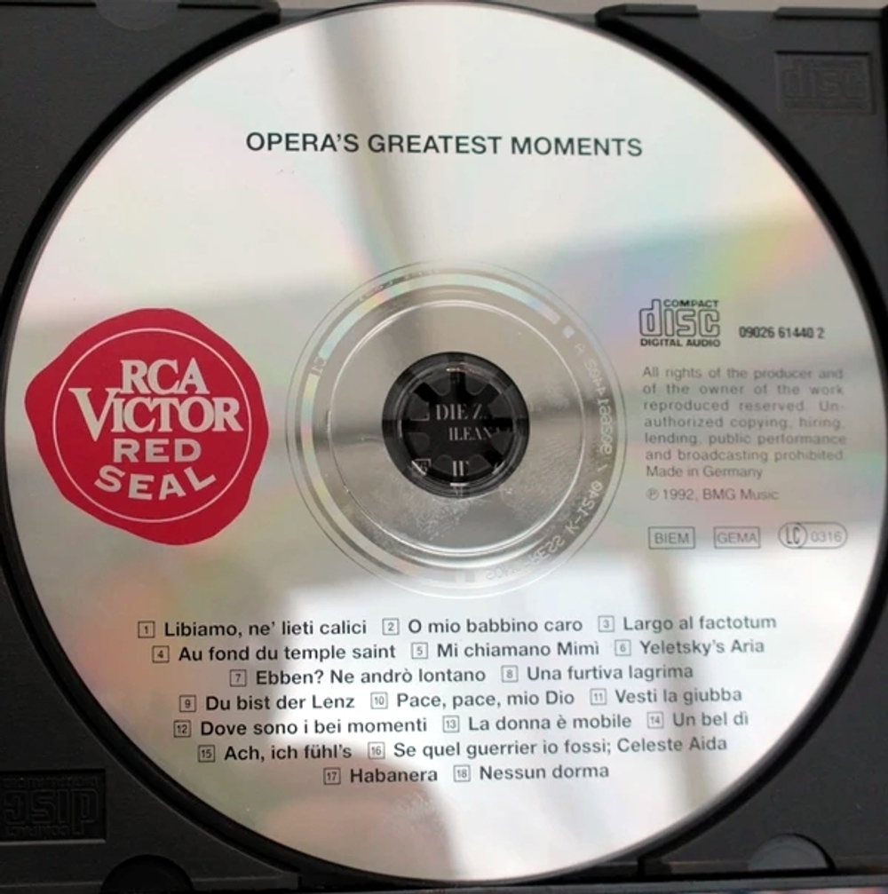 Сборник / Opera's Greatest Moments (CD)
