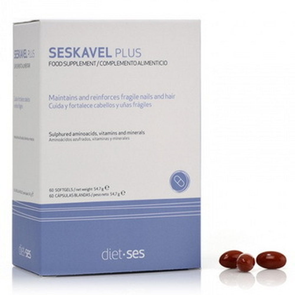 SESKAVEL PLUS Пищевая добавка, 60 капсул