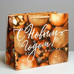 Пакет подарочный 49х40х19см "С Новым Годом! Всё получится!" (Дарите Счастье)