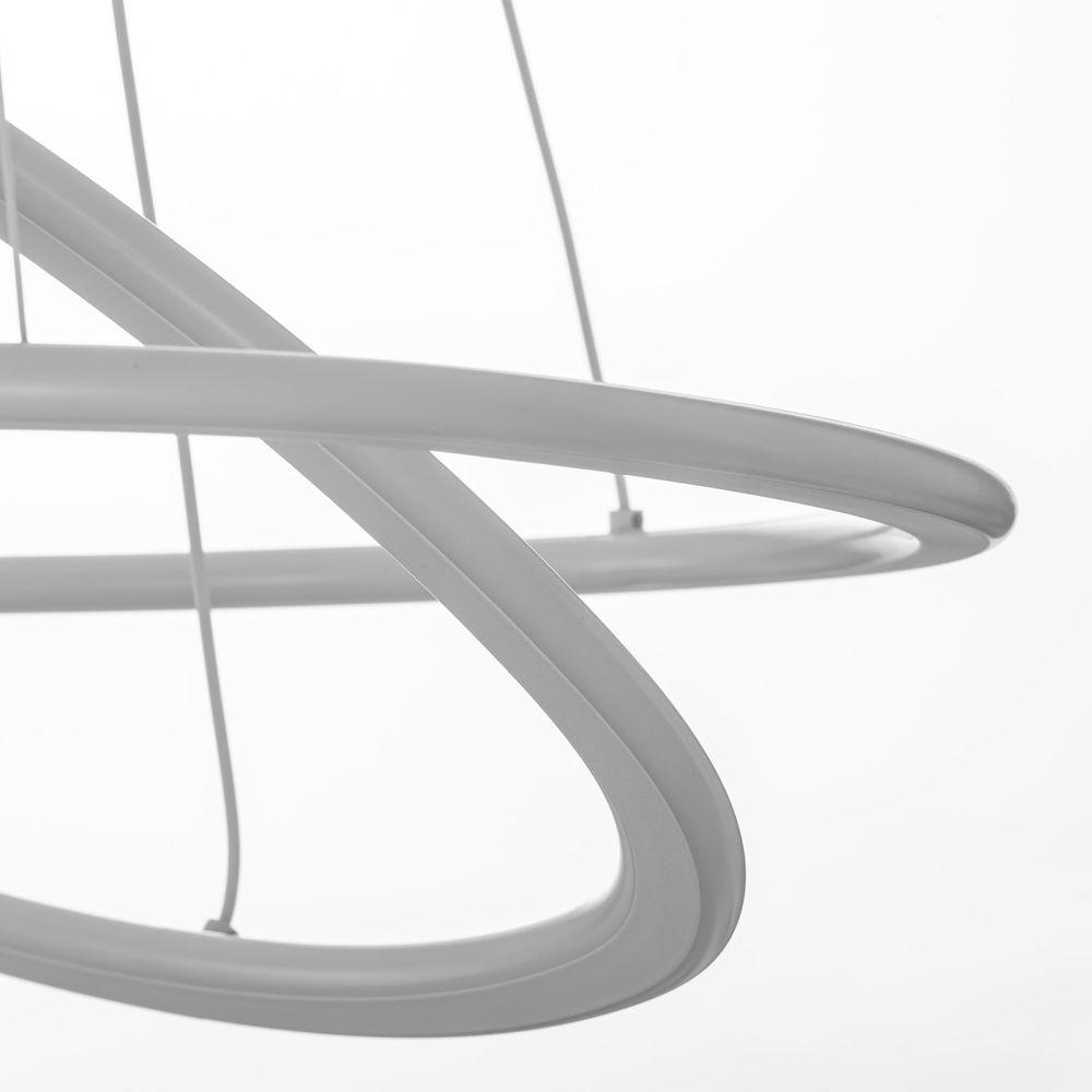 Citilux ТRIO CL215B060E LED Люстра подвесная с пультом Белая