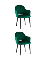 Стул Венера диамант велюр изумрудный 2 шт