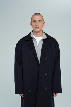 Пальто из шерсти и кашемира | blue