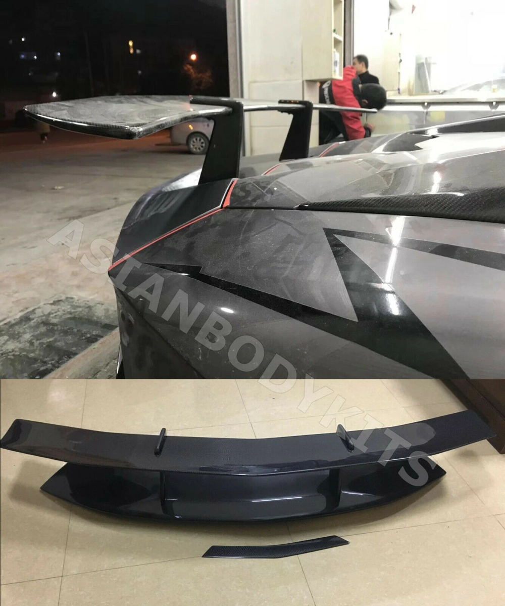 Карбоновый задний спойлер (крыло) с основанием LP750 SV style для LAMBORGHINI AVENTADOR LP700 2011–2015 Ламборгини