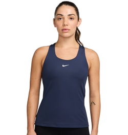 Топ теннисный Nike Dri-Fit Swoosh Bra - midnight navy/white
