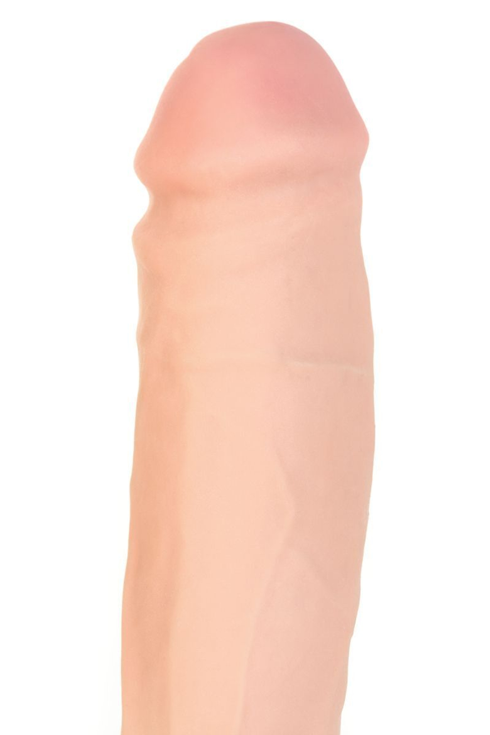 Телесный реалистичный вибратор-ротатор Ulric - 24 см. (Цвет: телесный)