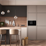Встраиваемая микроволновая печь MWB-5220 black-silver