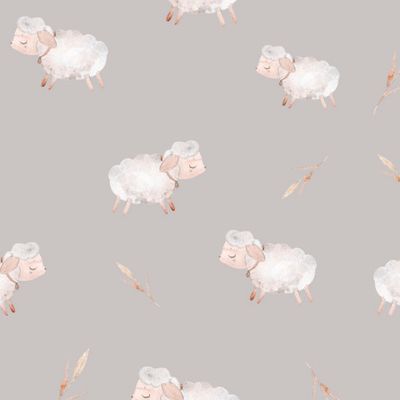 Овечки на сером