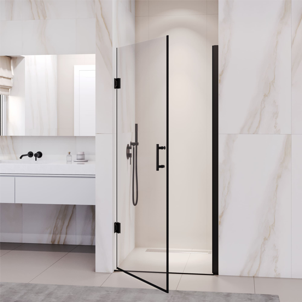 Душевая дверь на петлях, распашная дверь RGW PA-06b (Прозрачное, 800)