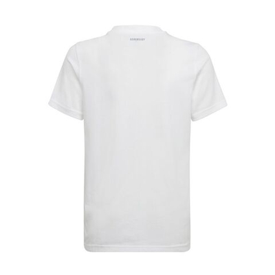 Футболка для мальчика теннисная Adidas Ten Category Tee B - white/blue