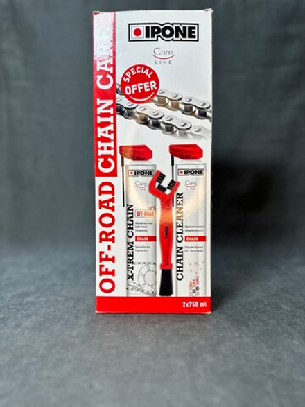 Набор для ухода за цепью IPONE OFF-ROAD CHAIN CARE, 2x750 мл