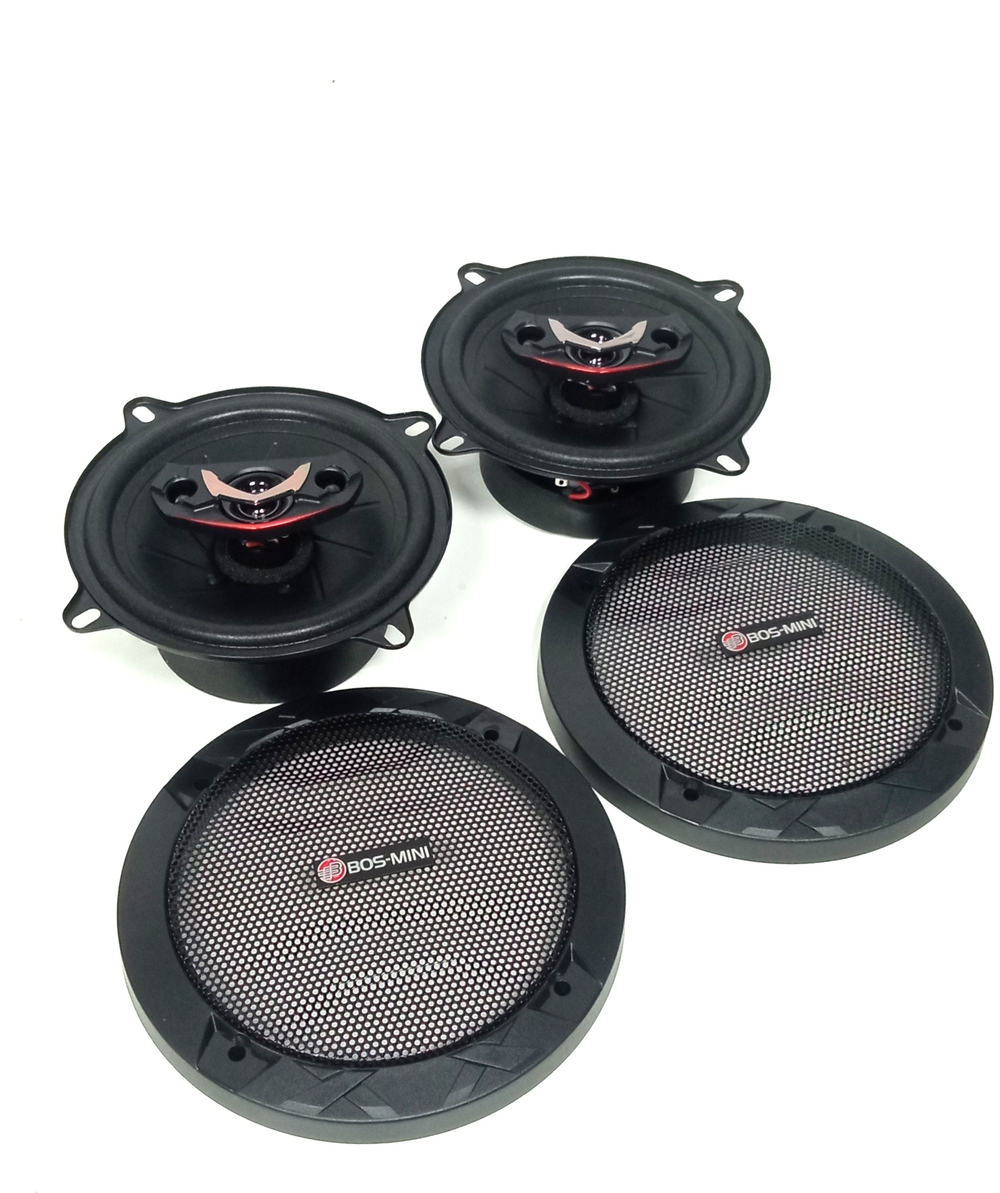 Автоколонки 13см. широкополосные с сетками "Комплект2шт" Bos-Mini BOS-5081