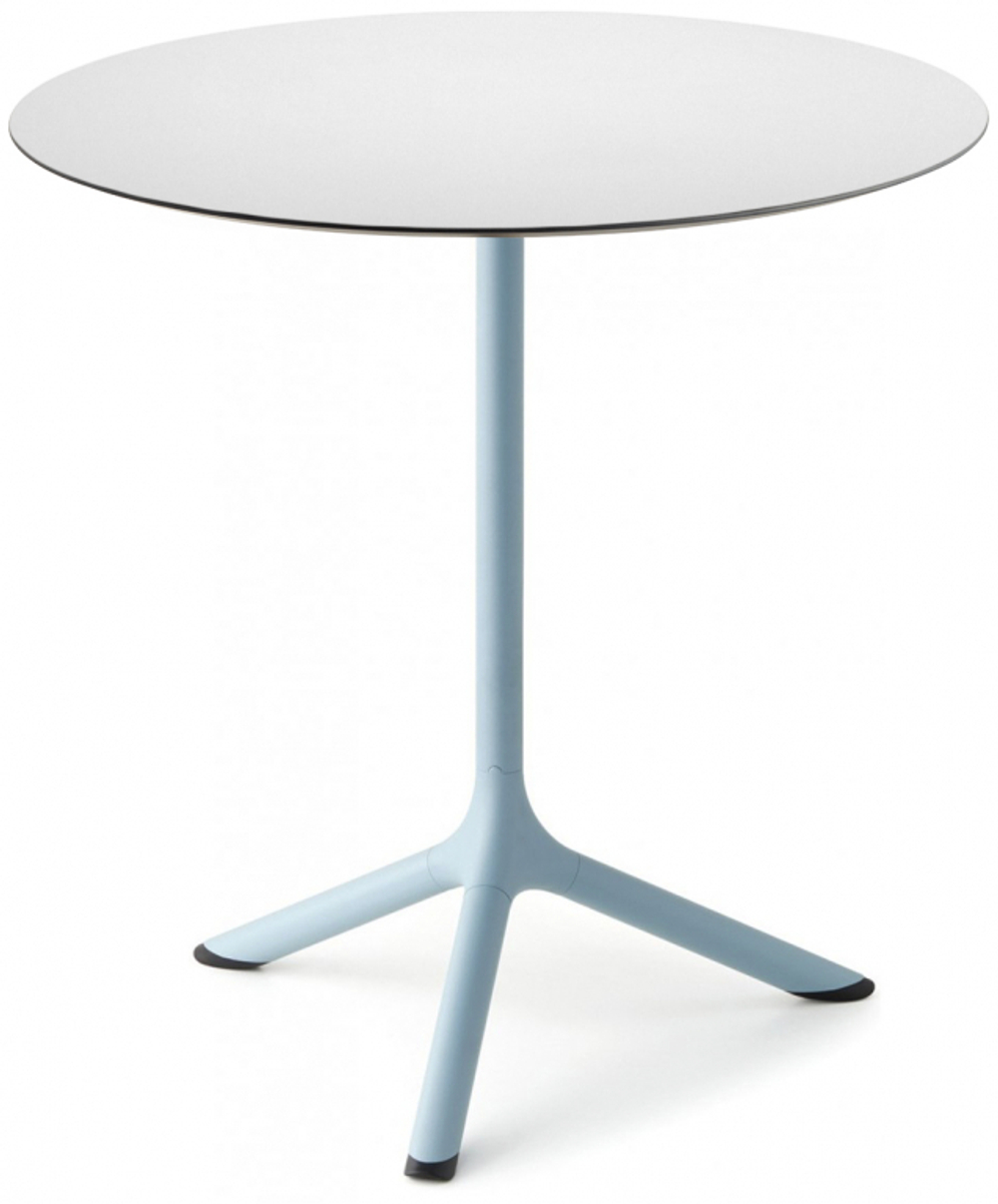 Стол ламинированный обеденный Scab Design Tripe, голубой, белый