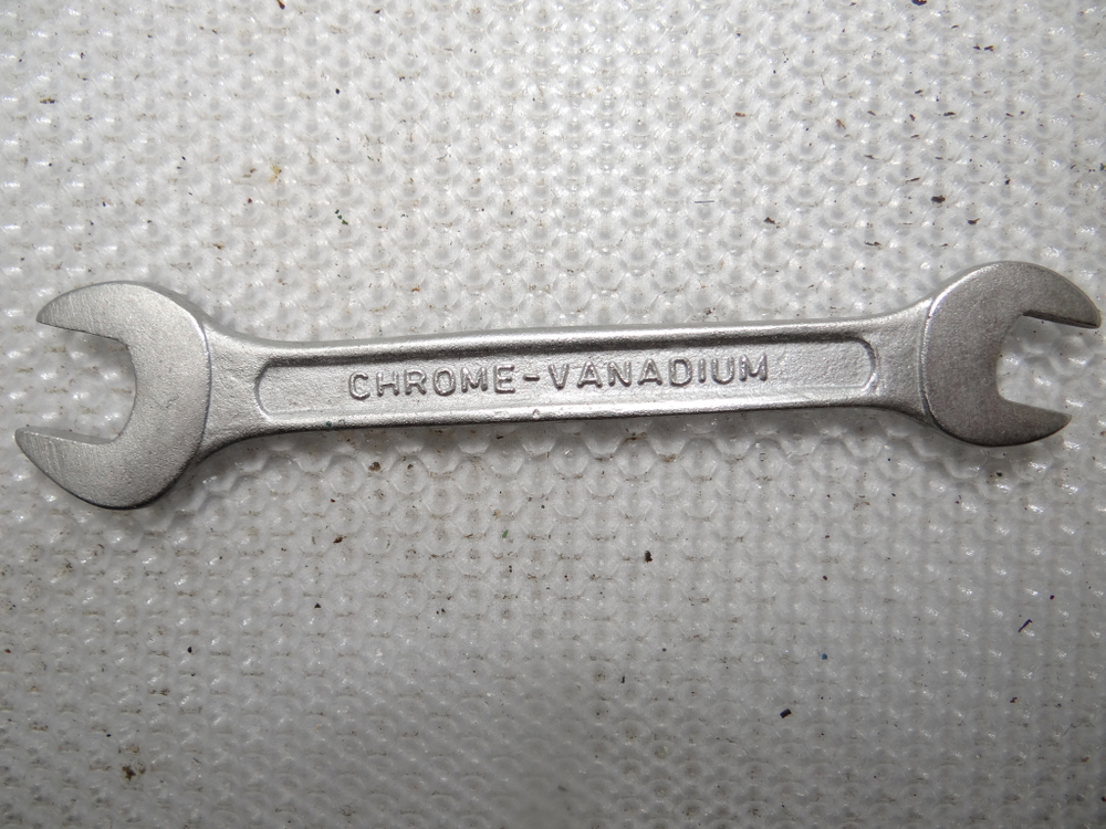 Ключ гаечный рожковый двухсторонний 9х11 CHROME VANADIUM
