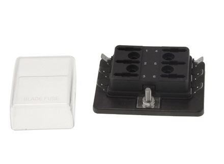 Панель на 6 предохранителей ATR/ATC/ATO с крышкой