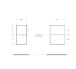 Мебель для ванной Cezares ELETTRA 130 Grafite 55526+55530