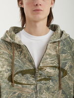 Мужская Толстовка Oval Globe Waffle Zip-up