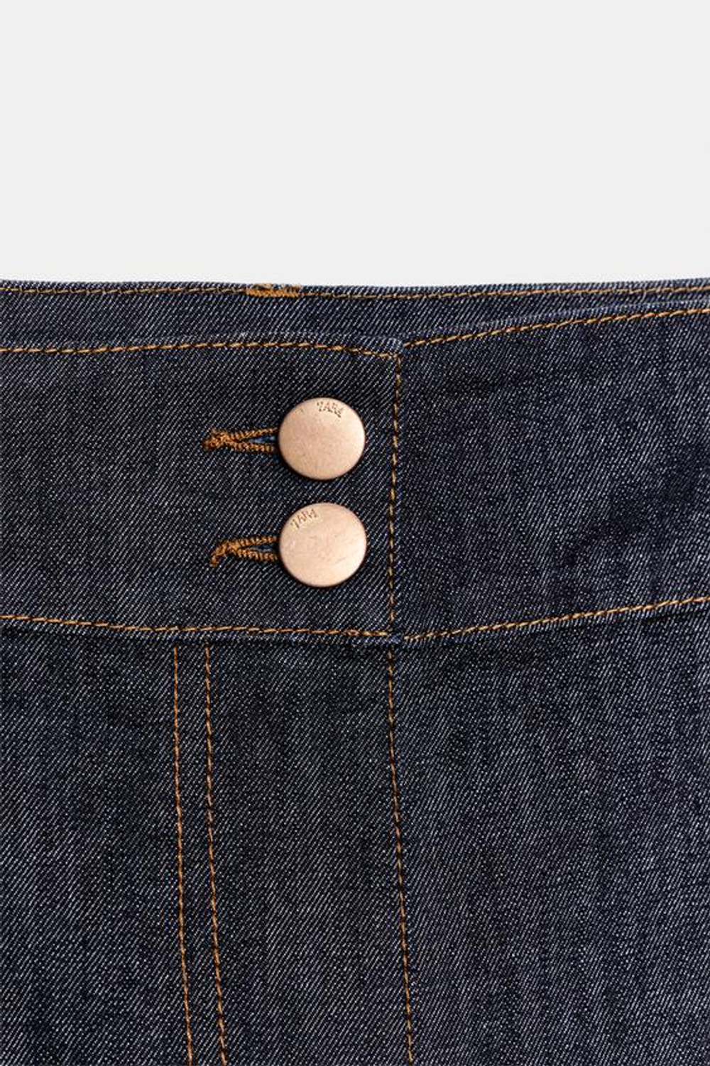 ZARA ДЛИННЫЕ ДЖИНСОВЫЕ ШОРТЫ Z1975, СИНИЙ