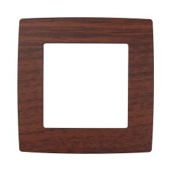 12-5001-08 ЭРА Рамка на 1 пост, Эра12, вишня | Эра 12 Вишня