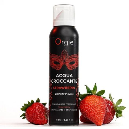 Хрустящая пенка для массажа Orgie Acqua Croccante Strawberry 150 мл