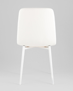 Стул Одди NEW экокожа белый белые ножки