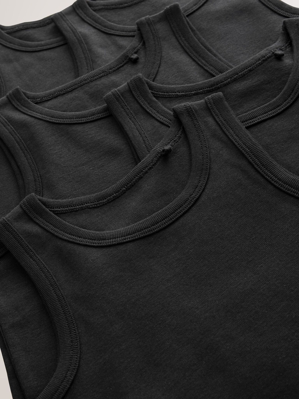 Майка для мальчика Next AA1-079, 5 шт., Черный