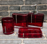 Комплект набор для ванной комнаты, аксессуары,4 предмета