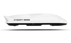 Автобокс на крышу автомобиля "Cybort Inception" 480 л, двухсторонний (белый металлик) / ТюнАвто